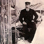 Edouard VII, fervent de yachting, à bord du Britannia