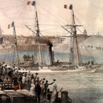 Napoléon III à bord du yacht La Reine Hortense