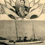 Le Meiji-Maru, yacht impérial japonais de Mutsuhito