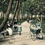 La promenade des nounous avec les bébés