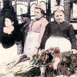 Les 900 dames des Halles sont de rudes et robustes travailleuses au langage aussi coloré que leur teint malmené par les intempéries !