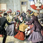 « Le féminisme prend souvent des allures violentes qui sont de nature à aliéner les sympathies masculines. » Le Petit Journal, 1908