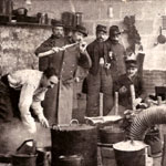 Aux avant-postes : une cuisine française dans une cave.