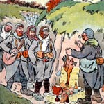 Pour fêter la Noël, il ne manquera que la bûche …réservée pour les Boches !