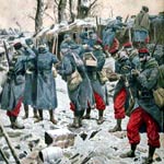 Nouvel an 1915 sur le front.