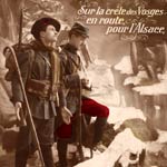 Pendant la bataille des frontières, dans les Vosges, les chasseurs alpins perdent beaucoup des leurs, en particulier à la fin du mois de décembre 1915